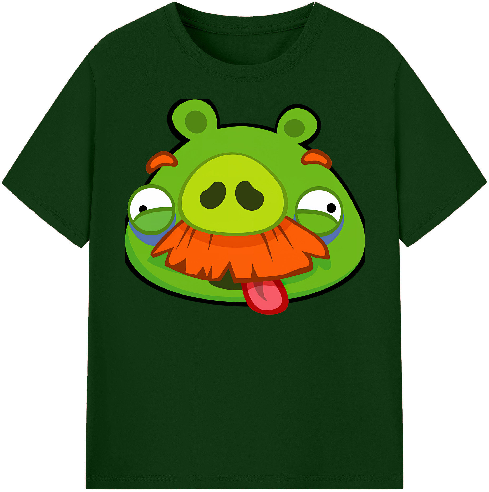 （画像用） Angry Birds アングリーバード 綿100％半袖Tシャツ（フロントプリント）